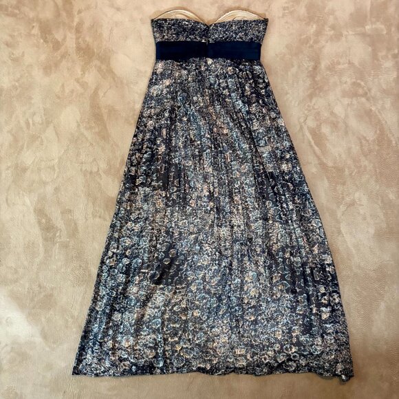 BCBGMAXAZRIA Strapless Chiffon Evening Gown – Size 4 - Picture 6 of 7